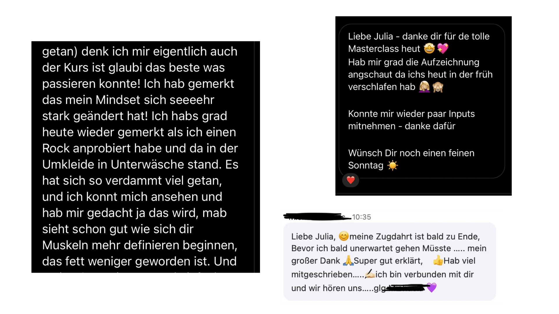 Fitness Kickstart Feedback